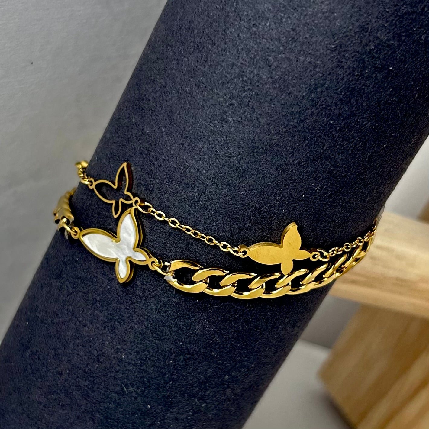 Pulsera Butterfly gold