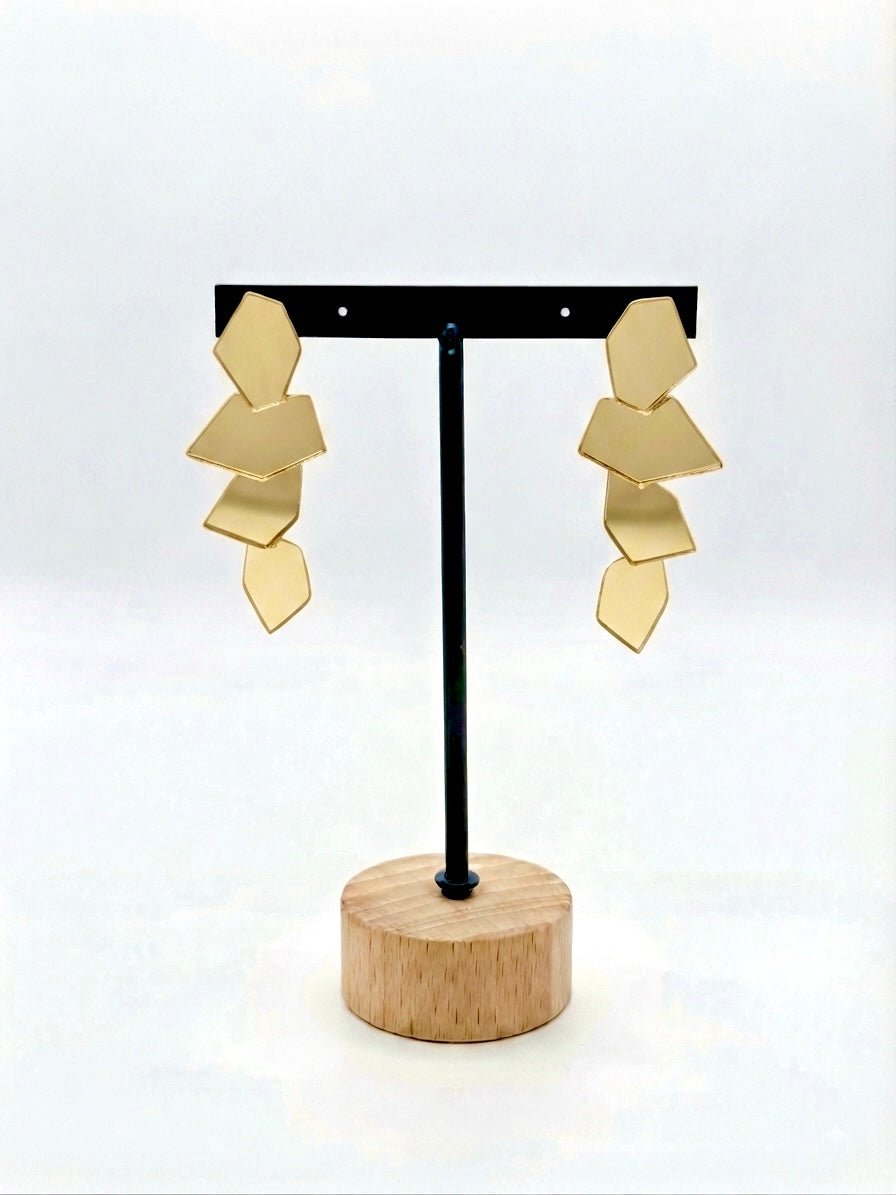 Pendientes Reflejo gold