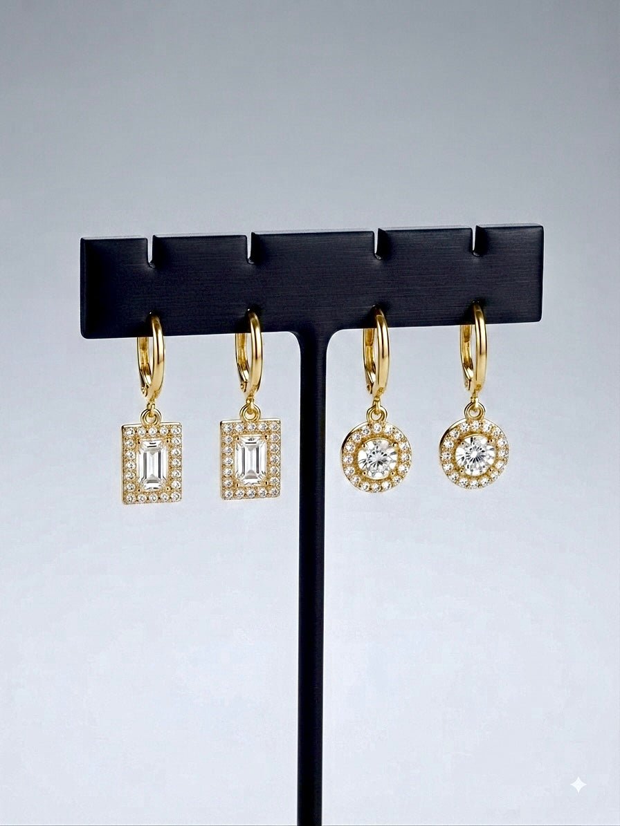 Pendientes Aro con diamantes