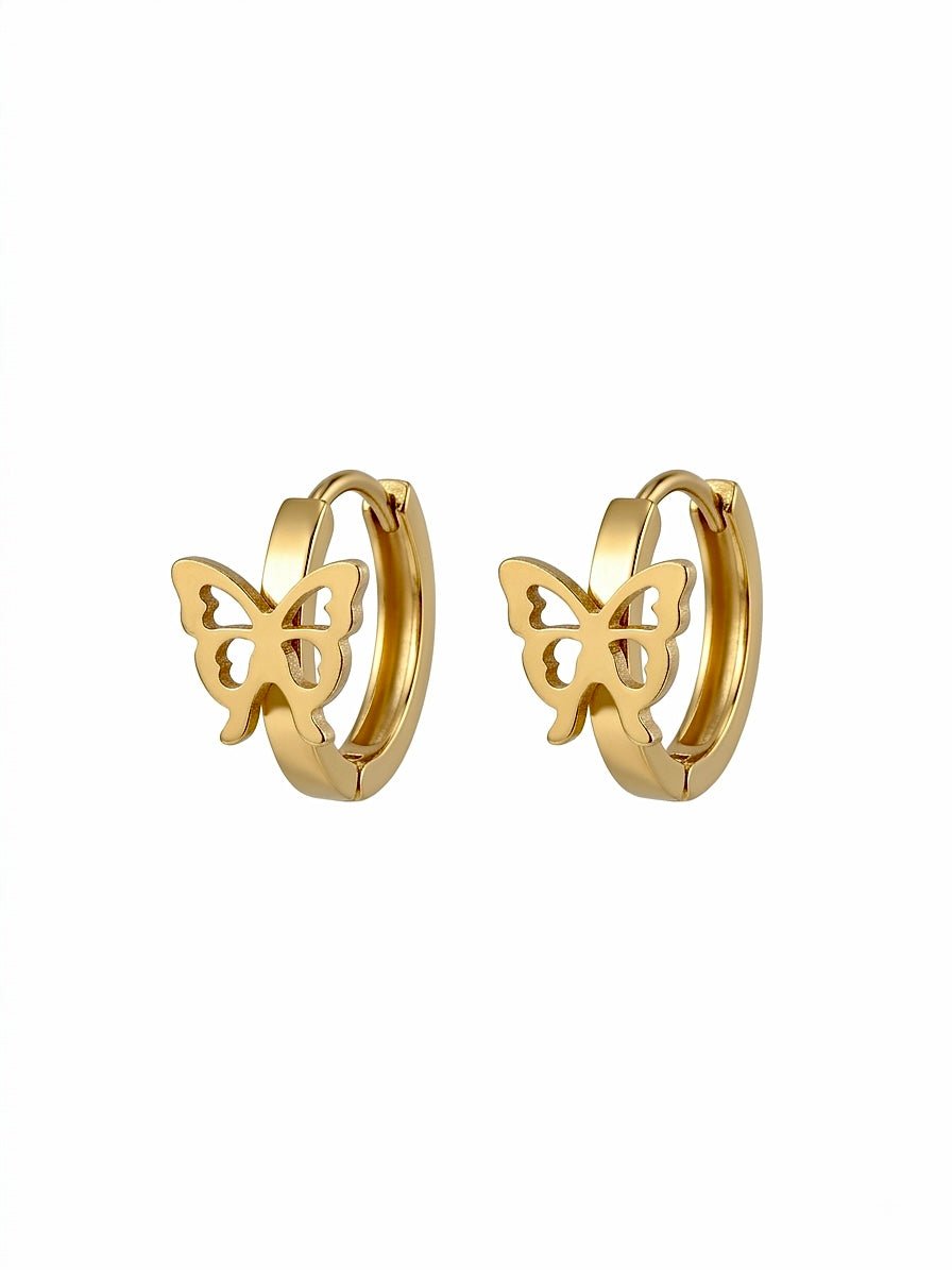 Pendientes Aros Mariposa