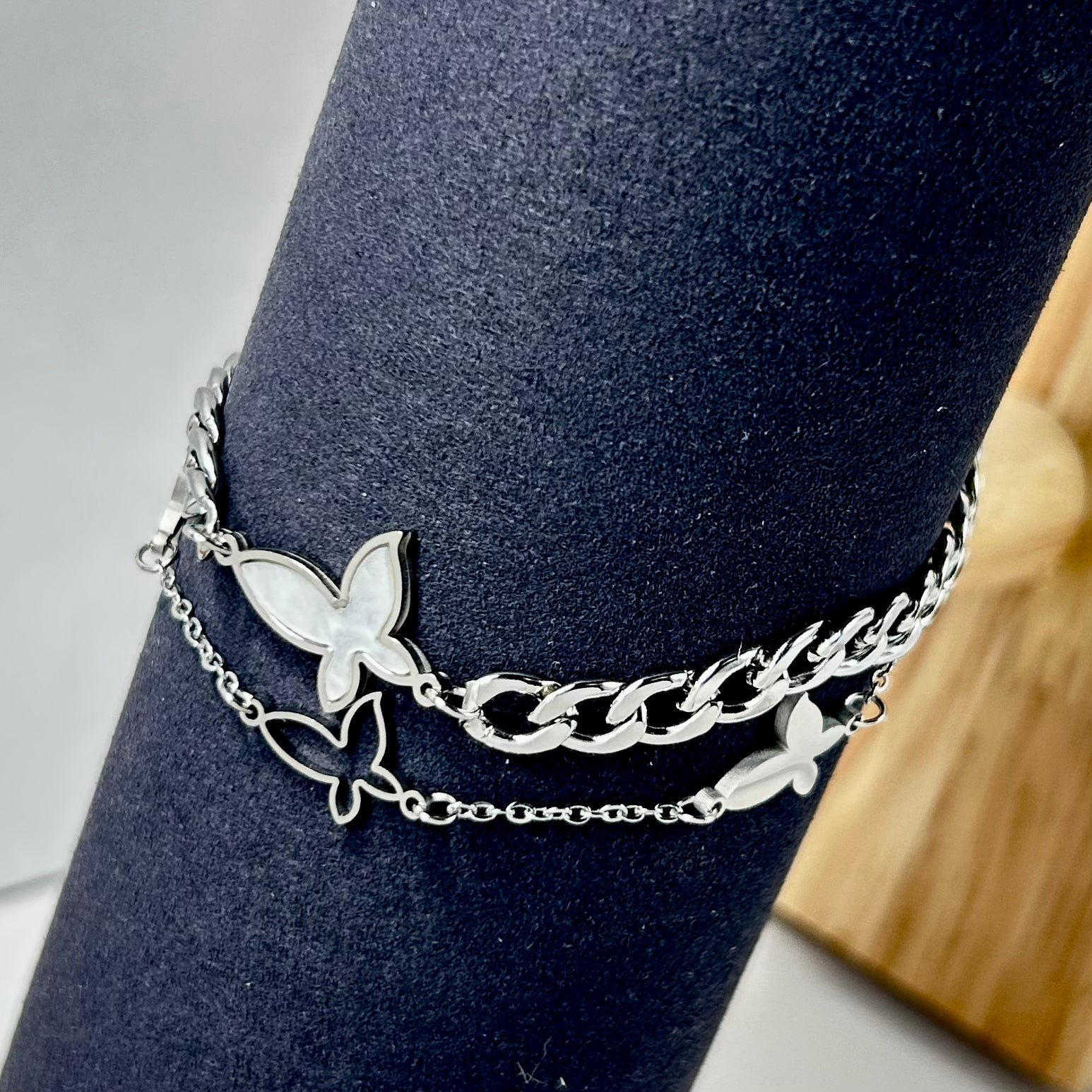 Pulsera Butterfly silver