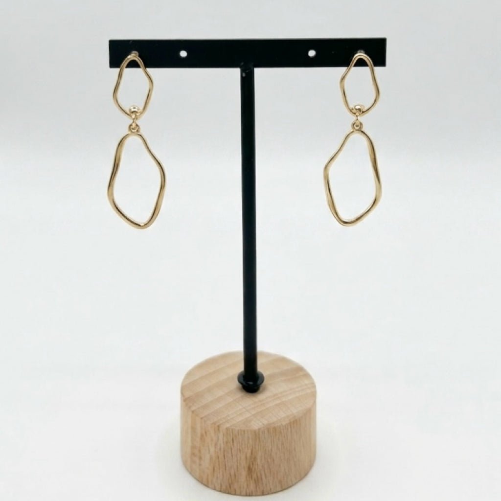 Pendientes Ovalados gold