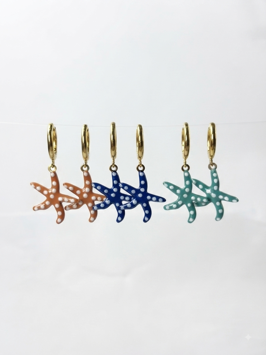 Pendientes Estrella de Mar