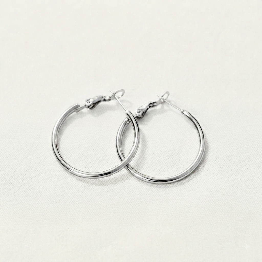 Pendientes Aros Clásico silver
