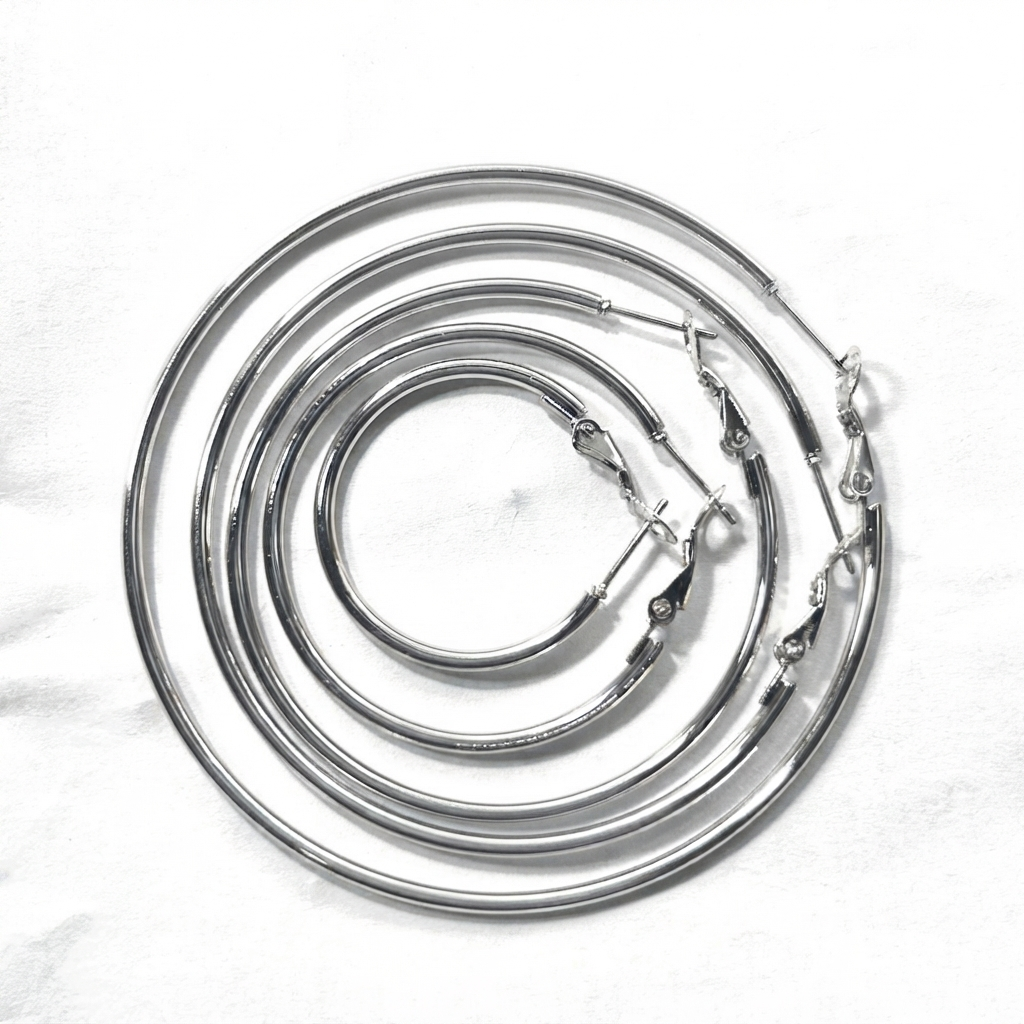 Pendientes Aros Clásico silver